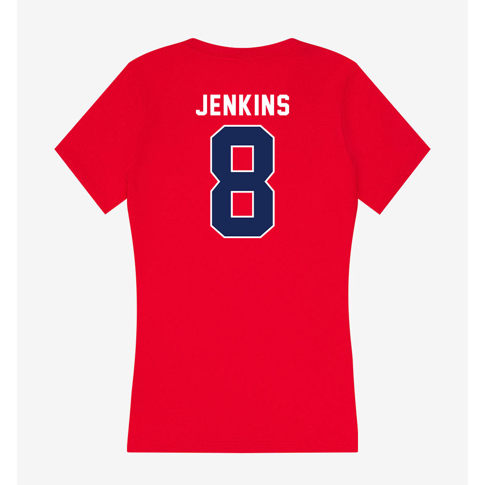 Arizona - NCAA Softball : Grace Jenkins - Women's V-Neck T-Shirt-1