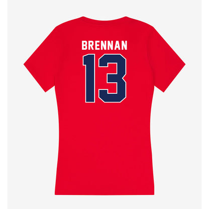 Arizona - NCAA Baseball : Cash Brennan - Women's V-Neck T-Shirt-1