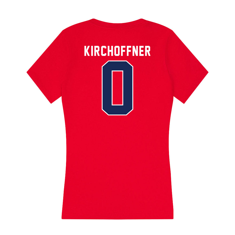 Arizona - NCAA Women's Soccer : Kayla Kirchoffner - Women's V-Neck T-Shirt-1