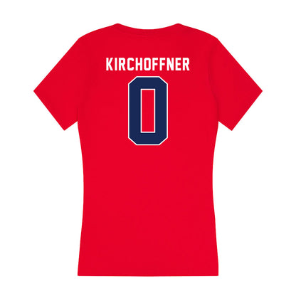 Arizona - NCAA Women's Soccer : Kayla Kirchoffner - Women's V-Neck T-Shirt-1