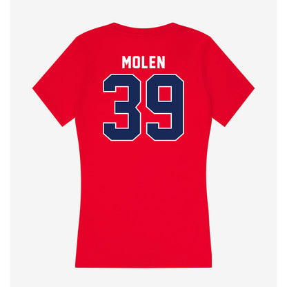 Arizona - NCAA Football : Broden Molen - Women's V-Neck T-Shirt-1