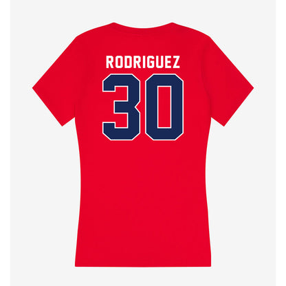 Arizona - NCAA Baseball : Dominic Rodriguez - Women's V-Neck T-Shirt-1