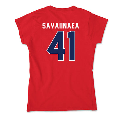 Arizona - NCAA Football : Julian Savaiinaea - Soft Style Women’s T-Shirt-1