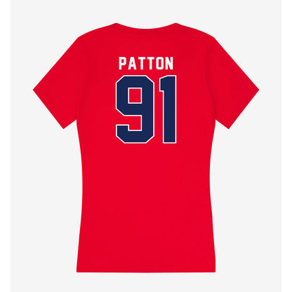 Arizona - NCAA Football : Porter Patton - Women's V-Neck T-Shirt-1