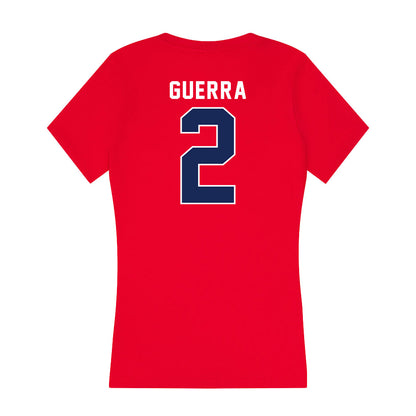 Arizona - NCAA Baseball : Ethan Guerra - Women's V-Neck T-Shirt-1