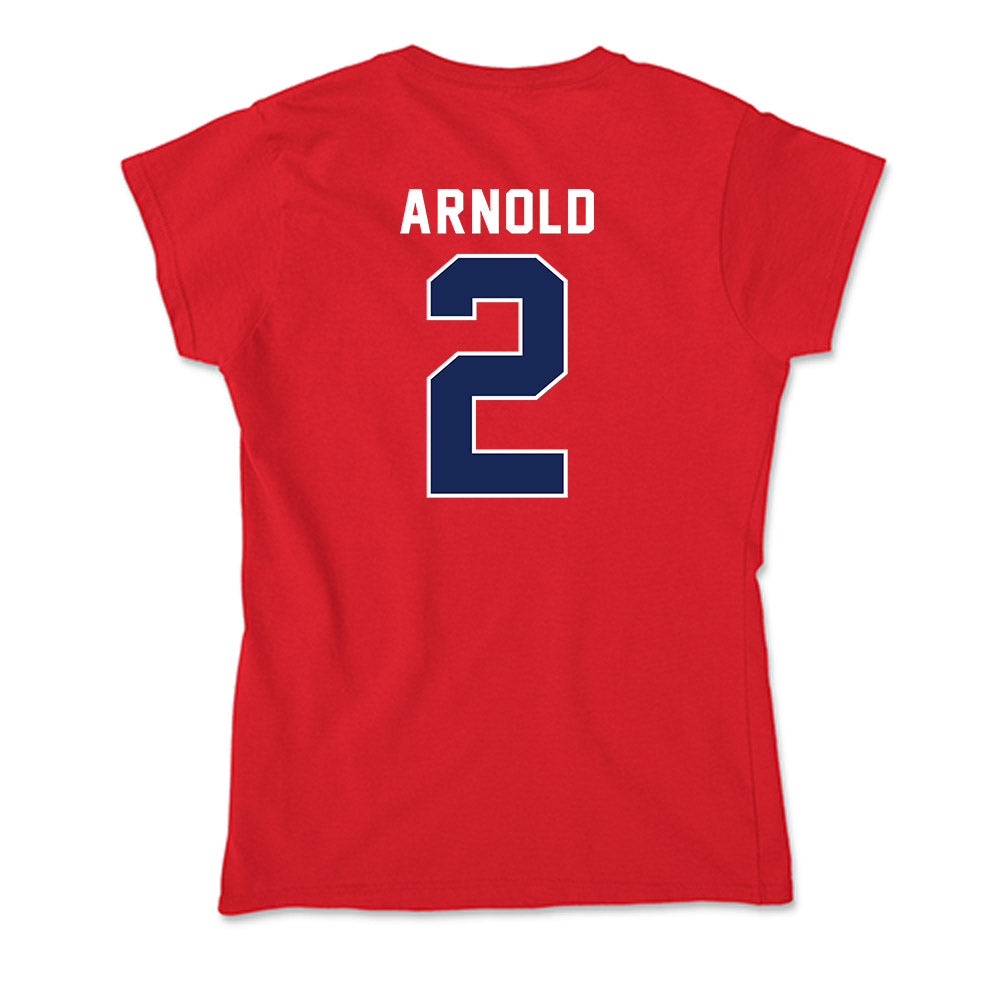  - NCAA Men's Basketball : Addison Arnold - Soft Style Women’s T-Shirt-1