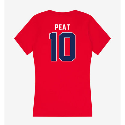 Arizona - NCAA Men's Basketball : Koa Peat - Women's V-Neck T-Shirt-1