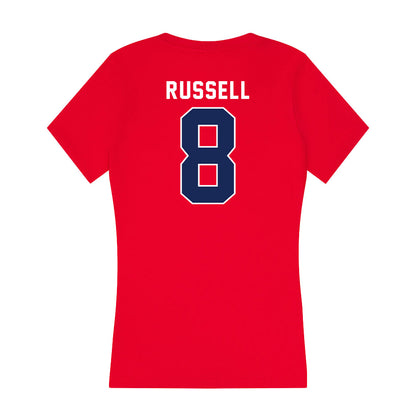 Arizona - NCAA Baseball : Mason Russell - Women's V-Neck T-Shirt-1