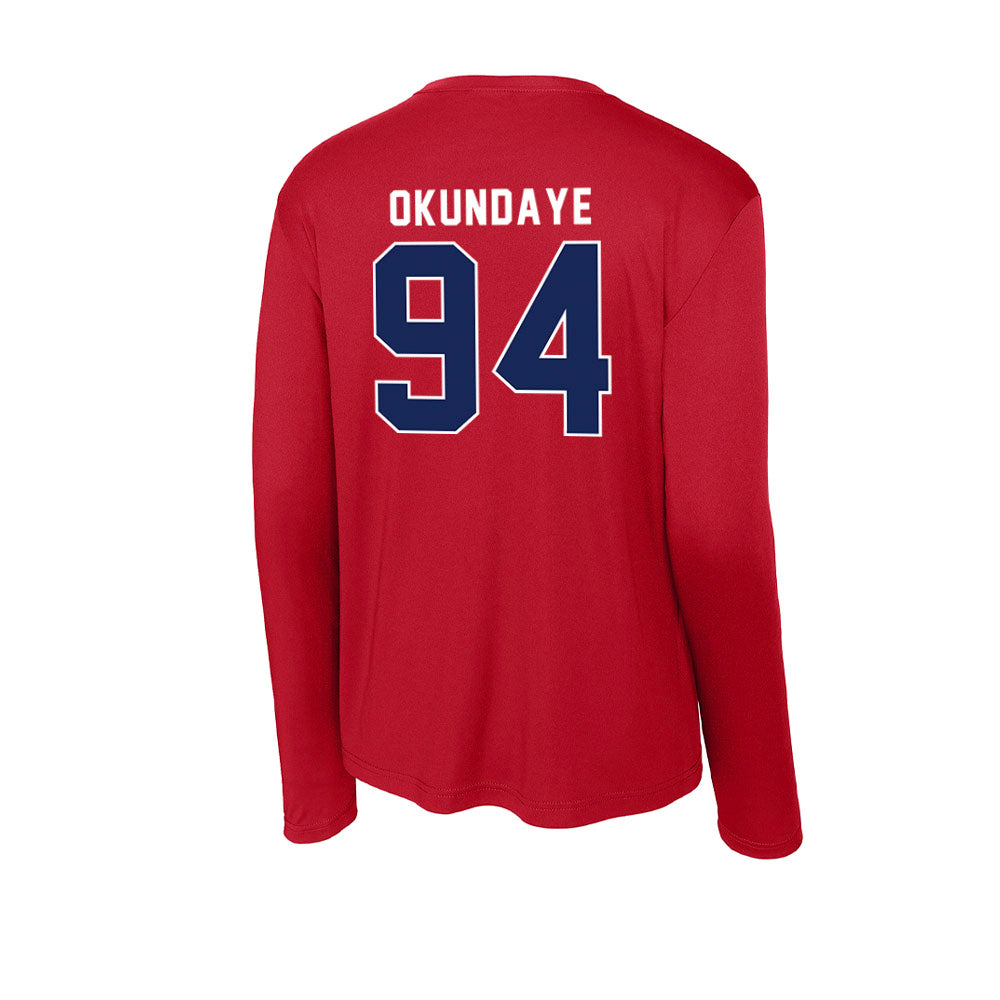 Arizona - NCAA Football : Eduwa Okundaye - Activewear Long Sleeve T-Shirt-1