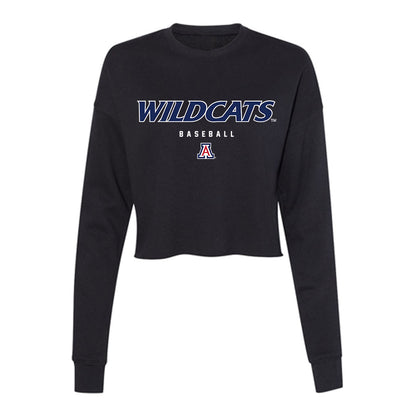 Arizona - NCAA Baseball : Matthew Martinez - Women's Cropped Crew Fleece-0