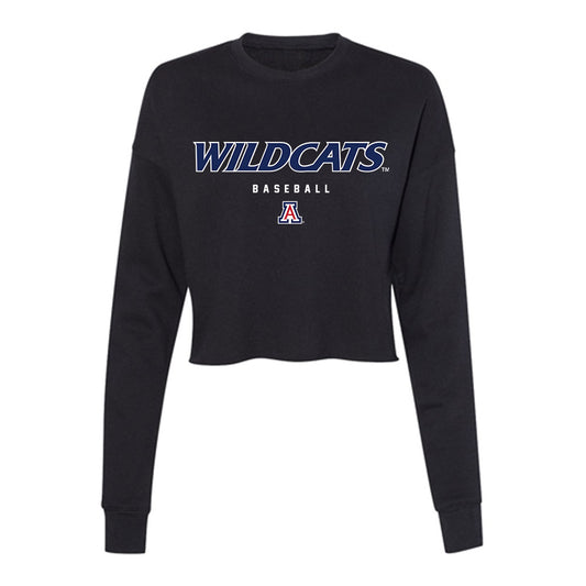 Arizona - NCAA Baseball : Matthew Martinez - Women's Cropped Crew Fleece-0