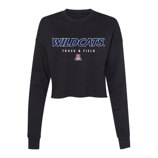 Arizona - NCAA Women's Track & Field : Morgan Rhett - Women's Cropped Crew Fleece-0