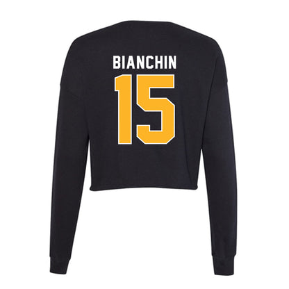 Pittsburgh - NCAA Women's Soccer : Adi Bianchin - Women's Cropped Crew Fleece-1