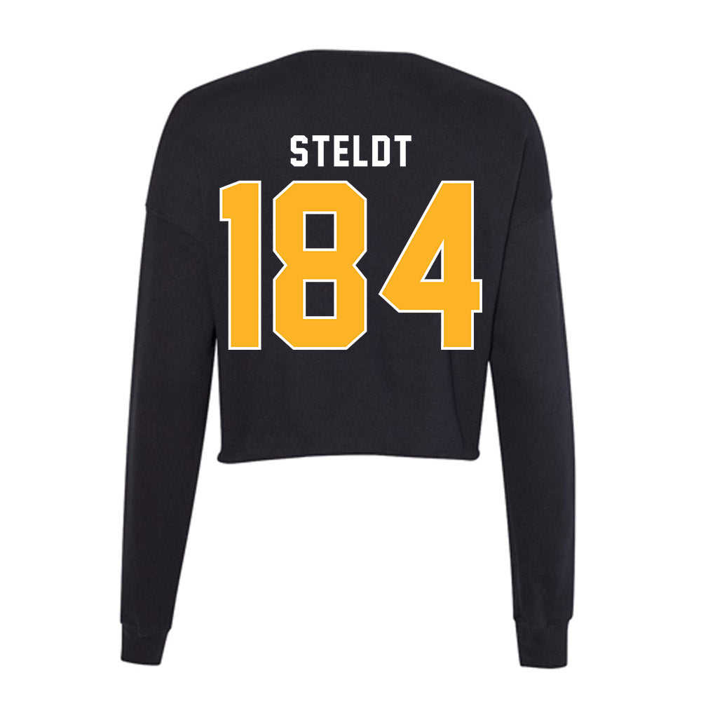 Pittsburgh - NCAA Wrestling : Tristan Steldt - Women's Cropped Crew Fleece-1