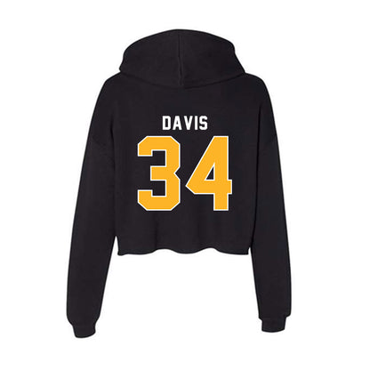 Pittsburgh - NCAA Football : Derrick Davis - Women's Crop Fleece Hoodie-1