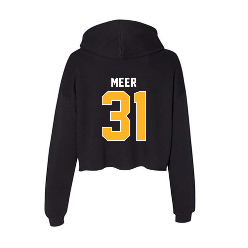 Pittsburgh - NCAA Softball : Sofia Meer - Women's Crop Fleece Hoodie-1
