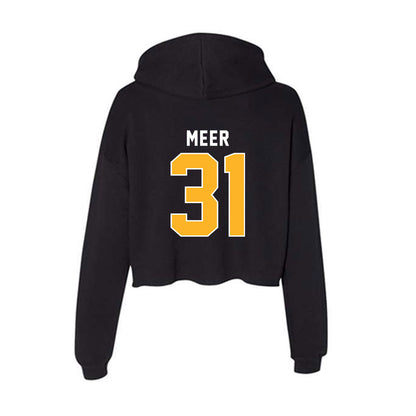 Pittsburgh - NCAA Softball : Sofia Meer - Women's Crop Fleece Hoodie-1