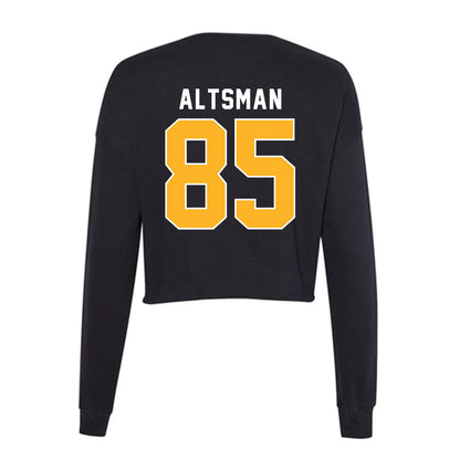 Pittsburgh - NCAA Football : Josh Altsman - Women's Cropped Crew Fleece-1