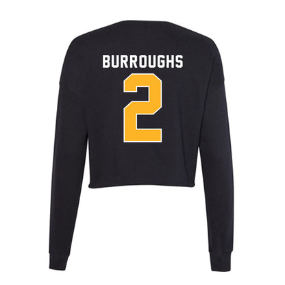 Pittsburgh - NCAA Baseball : Keeton Burroughs - Women's Cropped Crew Fleece-1