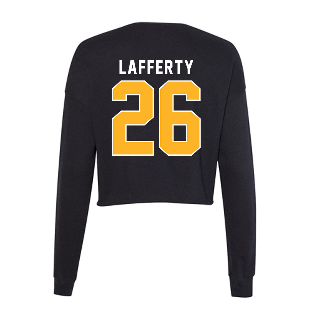 Pittsburgh - NCAA Baseball : Drew Lafferty - Women's Cropped Crew Fleece-1