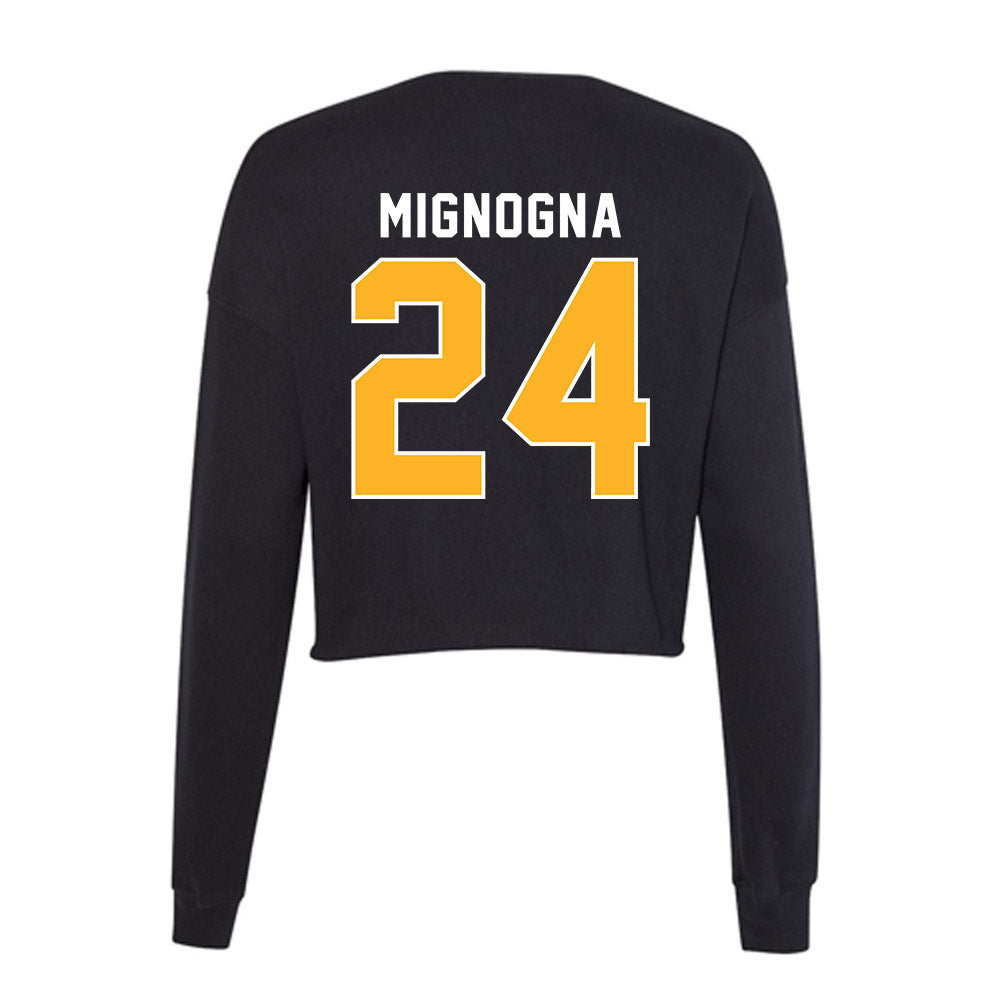  - NCAA Men's Basketball : Liam Mignogna - Women's Cropped Crew Fleece-1