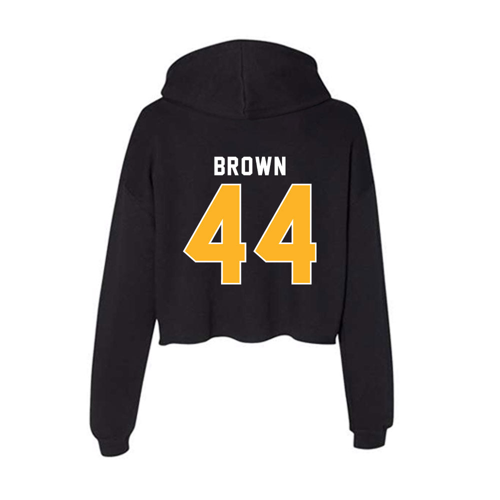 Pittsburgh - NCAA Softball : Kendall Brown - Women's Crop Fleece Hoodie-1