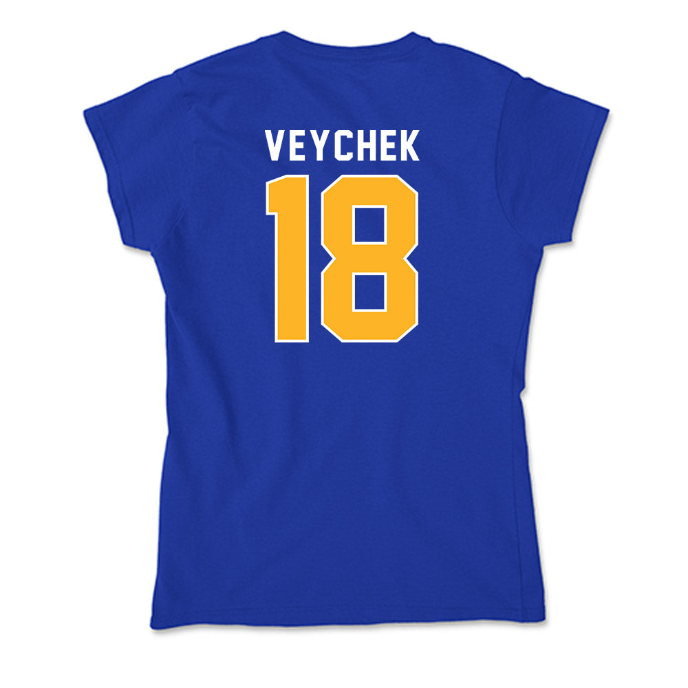 Pittsburgh - NCAA Men's Soccer : Joshua Veychek - Soft Style Women’s T-Shirt-1