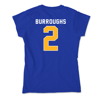 Pittsburgh - NCAA Baseball : Keeton Burroughs - Soft Style Women’s T-Shirt-1