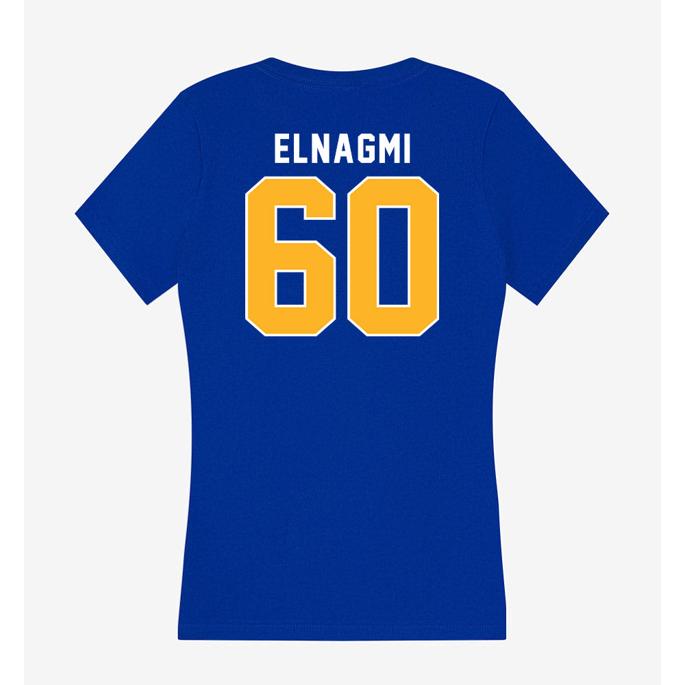 Pittsburgh - NCAA Football : Akram Elnagmi - Women's V-Neck T-Shirt-1