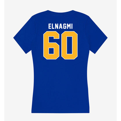 Pittsburgh - NCAA Football : Akram Elnagmi - Women's V-Neck T-Shirt-1