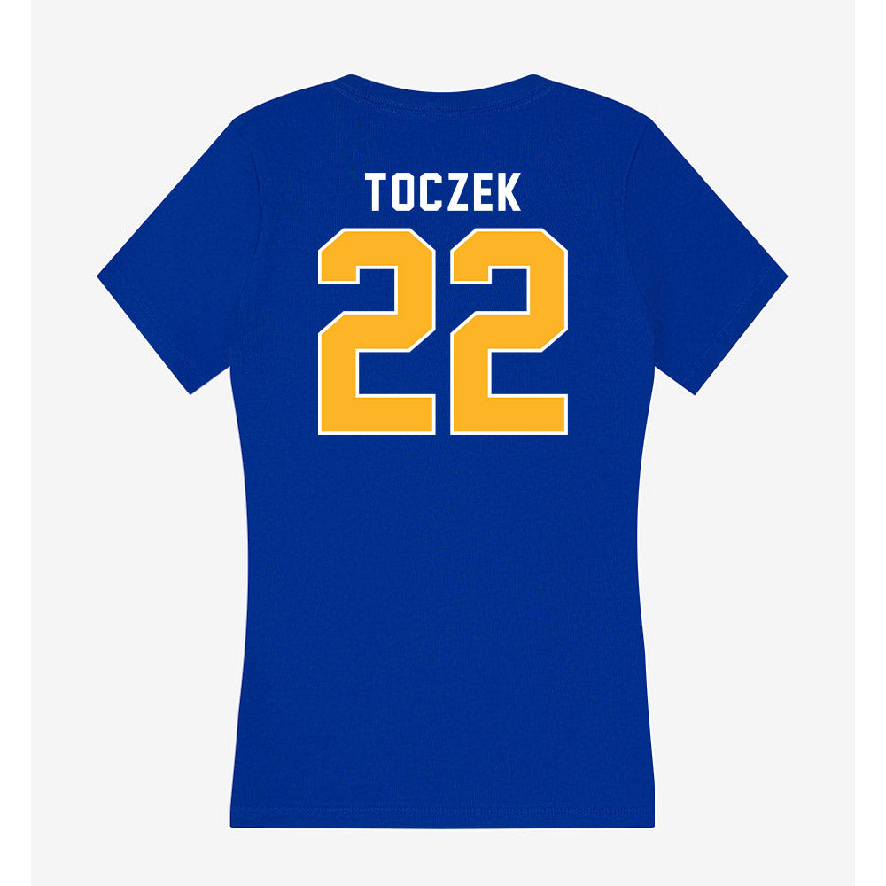 Pittsburgh - NCAA Softball : Addison Toczek - Women's V-Neck T-Shirt-1