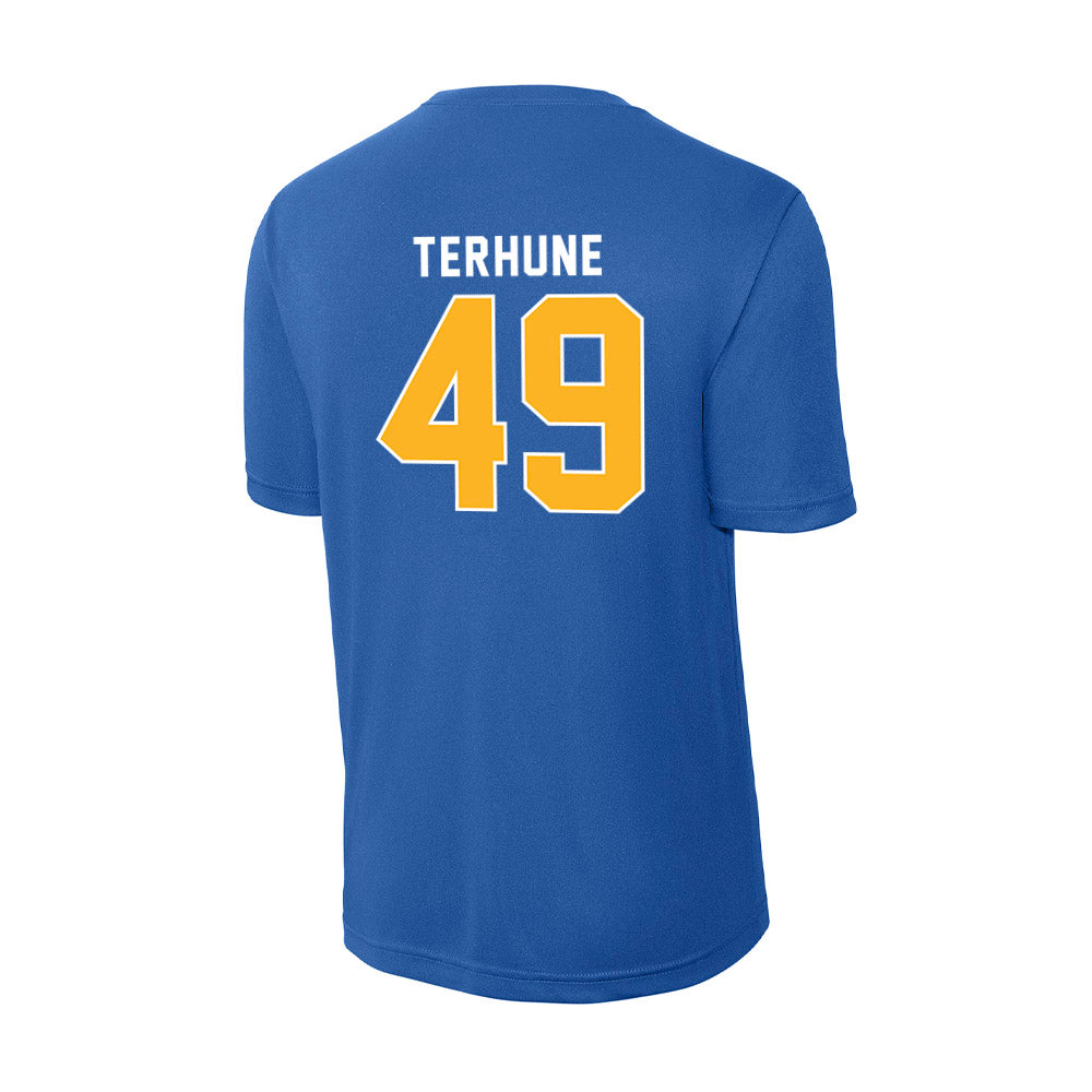 Pittsburgh - NCAA Baseball : Isaac Terhune - Activewear T-Shirt-1