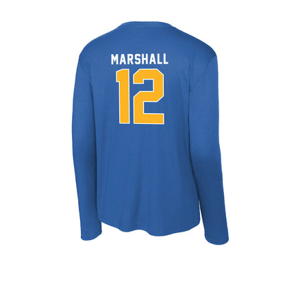 Pittsburgh - NCAA Men's Basketball : Kj Marshall - Activewear Long Sleeve T-Shirt