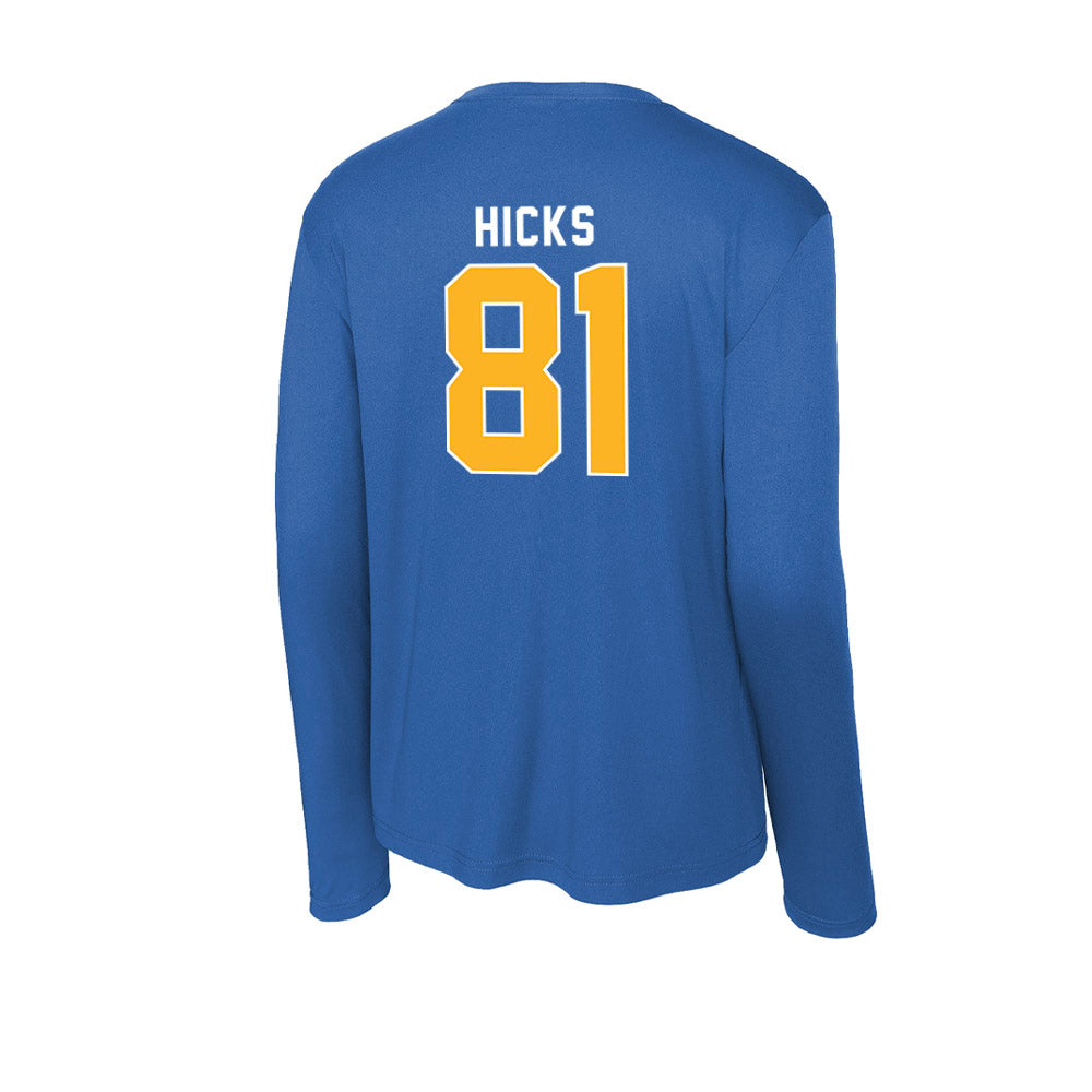 Pittsburgh - NCAA Football : Cataurus Hicks - Activewear Long Sleeve T-Shirt-1