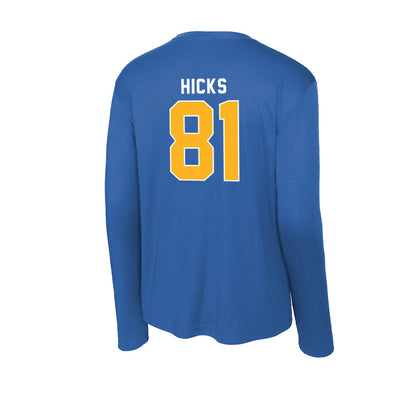 Pittsburgh - NCAA Football : Cataurus Hicks - Activewear Long Sleeve T-Shirt-1
