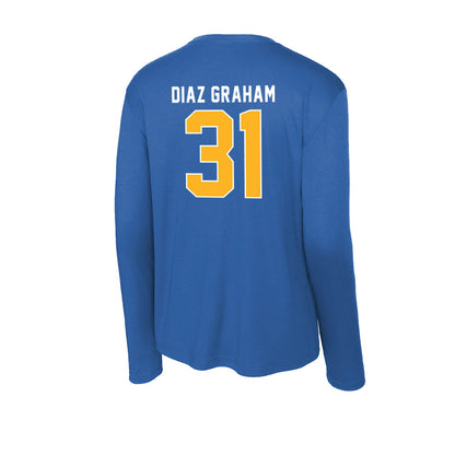 Pittsburgh - NCAA Men's Basketball : Jorge Diaz Graham - Activewear Long Sleeve T-Shirt