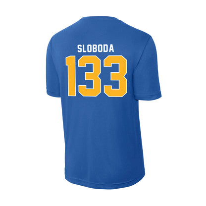 Pittsburgh - NCAA Wrestling : Santino Sloboda - Activewear T-Shirt-1