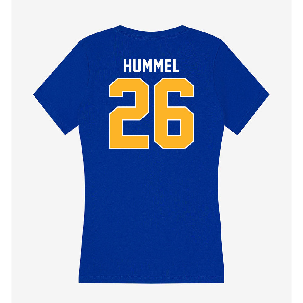 Pittsburgh - NCAA Baseball : Will Hummel - Women's V-Neck T-Shirt-1