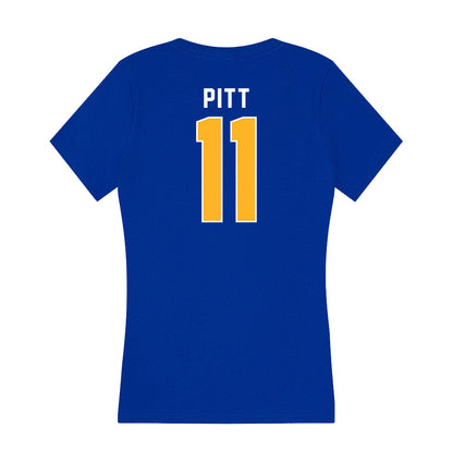 Pittsburgh - NCAA Softball : Amaya Pitt - Women's V-Neck T-Shirt-1