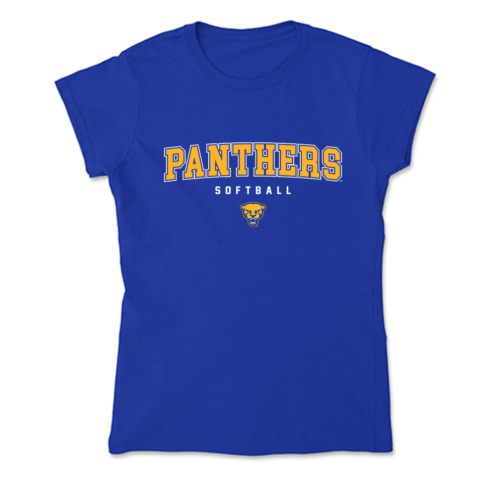 Pittsburgh - NCAA Softball : Tieley Vaughn - Soft Style Women’s T-Shirt-0