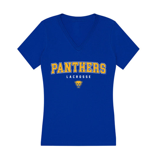 Pittsburgh - NCAA Women's Lacrosse : Abigail Russell - Women's V-Neck T-Shirt-0