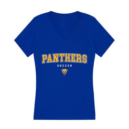 Pittsburgh - NCAA Men's Soccer : Joshua Veychek - Women's V-Neck T-Shirt-0