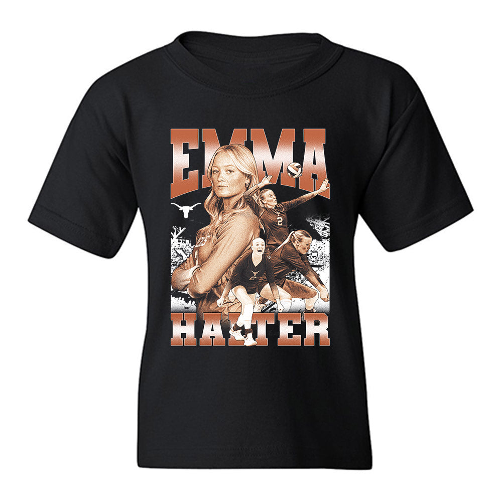 Texas - NCAA Women's Volleyball : Emma Halter - Youth T-Shirt-0