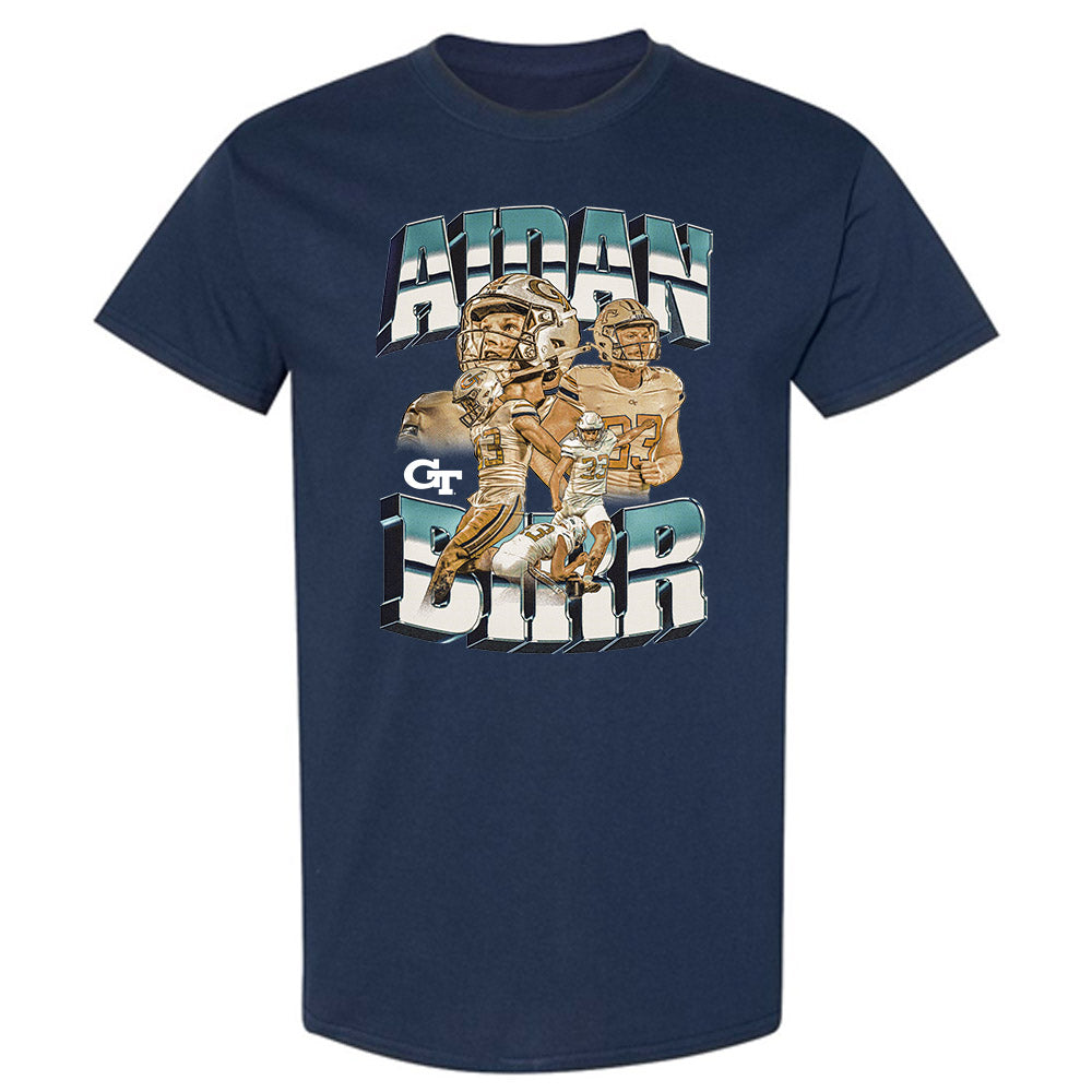 Georgia Tech - NCAA Football : Aidan Birr - Player Collage T-Shirt