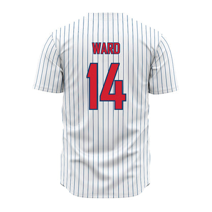 Radford - NCAA Baseball : James Ward - Pinstripe Jersey-1