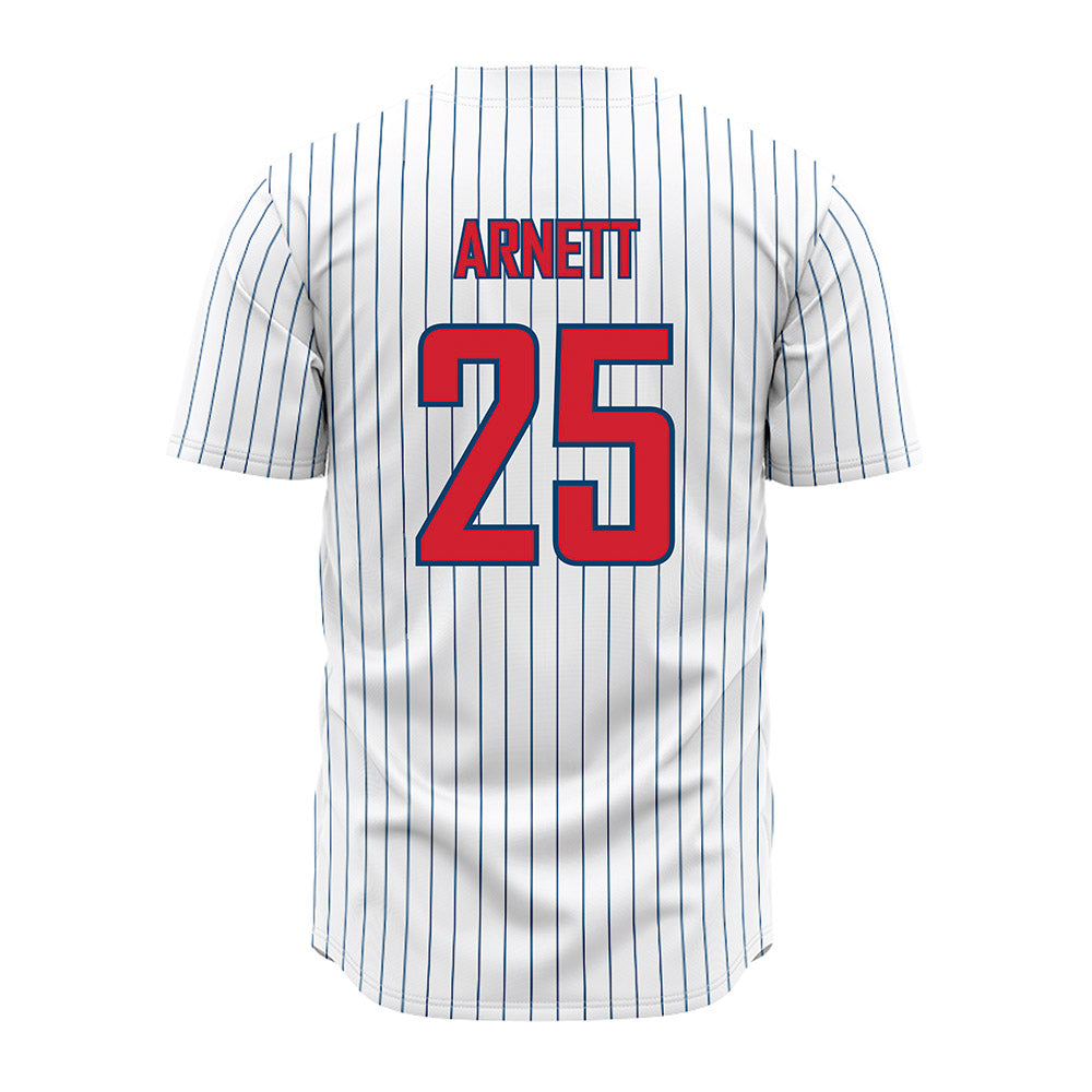 Radford - NCAA Baseball : Noah Arnett - Pinstripe Jersey-1