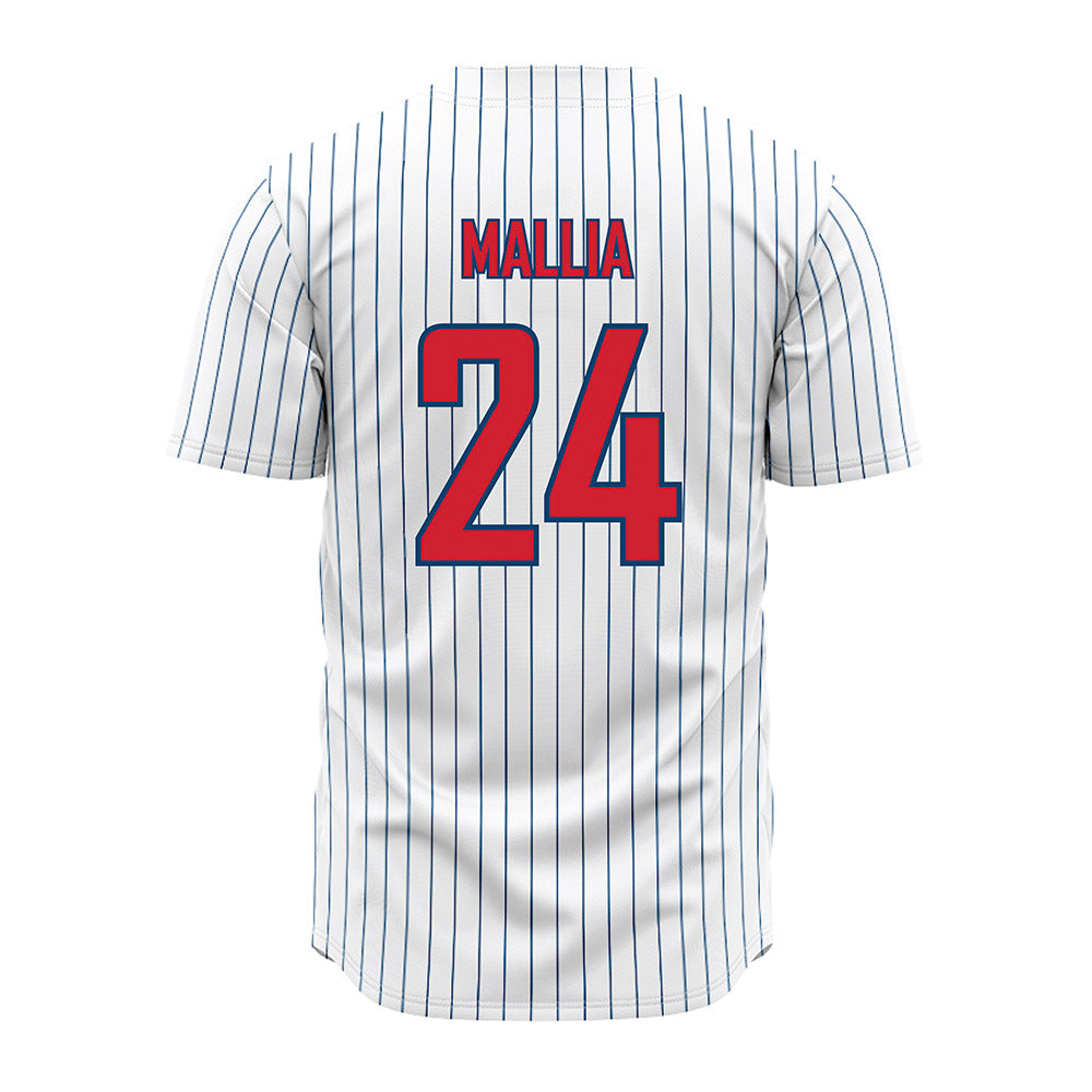 Radford - NCAA Baseball : Zack Mallia - Pinstripe Jersey