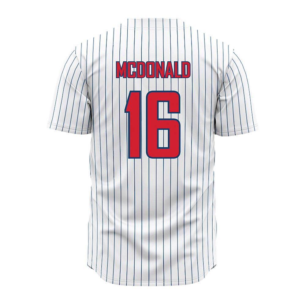 Radford - NCAA Baseball : Jack McDonald - Pinstripe Jersey