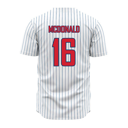 Radford - NCAA Baseball : Jack McDonald - Pinstripe Jersey