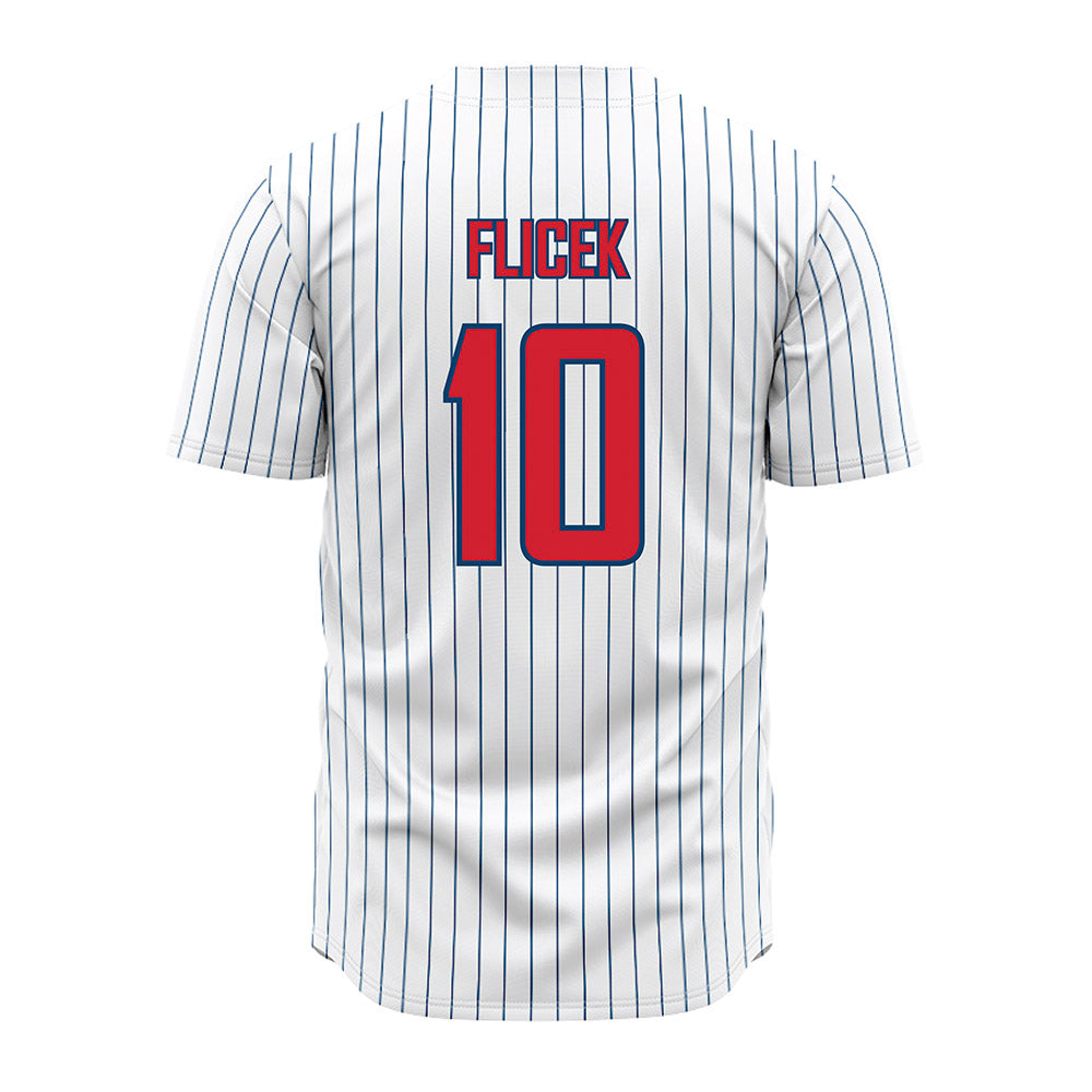 Radford - NCAA Baseball : Jacob Flicek - Pinstripe Jersey